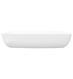 Lavabo rectangulaire Céramique Blanc 71 x 39 cm