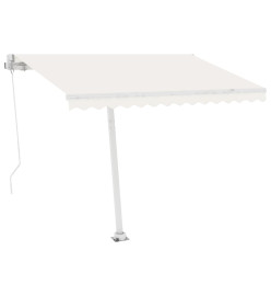 Auvent automatique sur pied 300x250 cm Crème