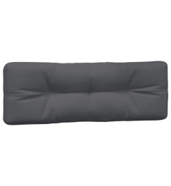 Coussins de palette 2 pcs anthracite tissu