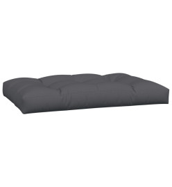 Coussins de palette 2 pcs anthracite tissu