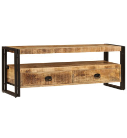 Meuble TV 120x35x45 cm Bois solide de manguier