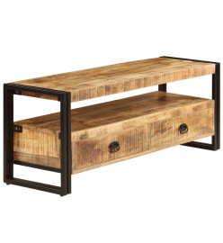 Meuble TV 120x35x45 cm Bois solide de manguier