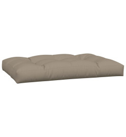 Coussins de palette 5 pcs taupe tissu