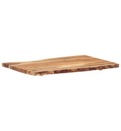 Dessus de table Bois d'acacia massif 100x(50-60)x3,8 cm