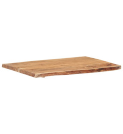 Dessus de table Bois d'acacia massif 100x(50-60)x3,8 cm