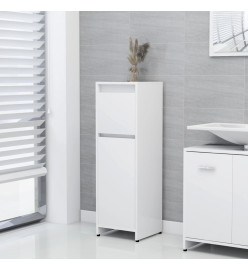 Ensemble de meubles de salle de bain 3 pcs Blanc Aggloméré