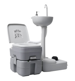 Ensemble de toilette support de lavage des mains réservoir eau