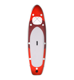 Ensemble de planche SUP gonflable Rouge 330x76x10 cm