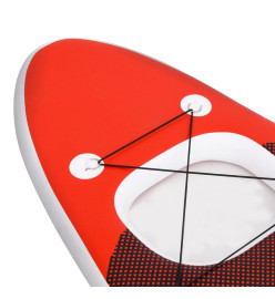 Ensemble de planche SUP gonflable Rouge 330x76x10 cm