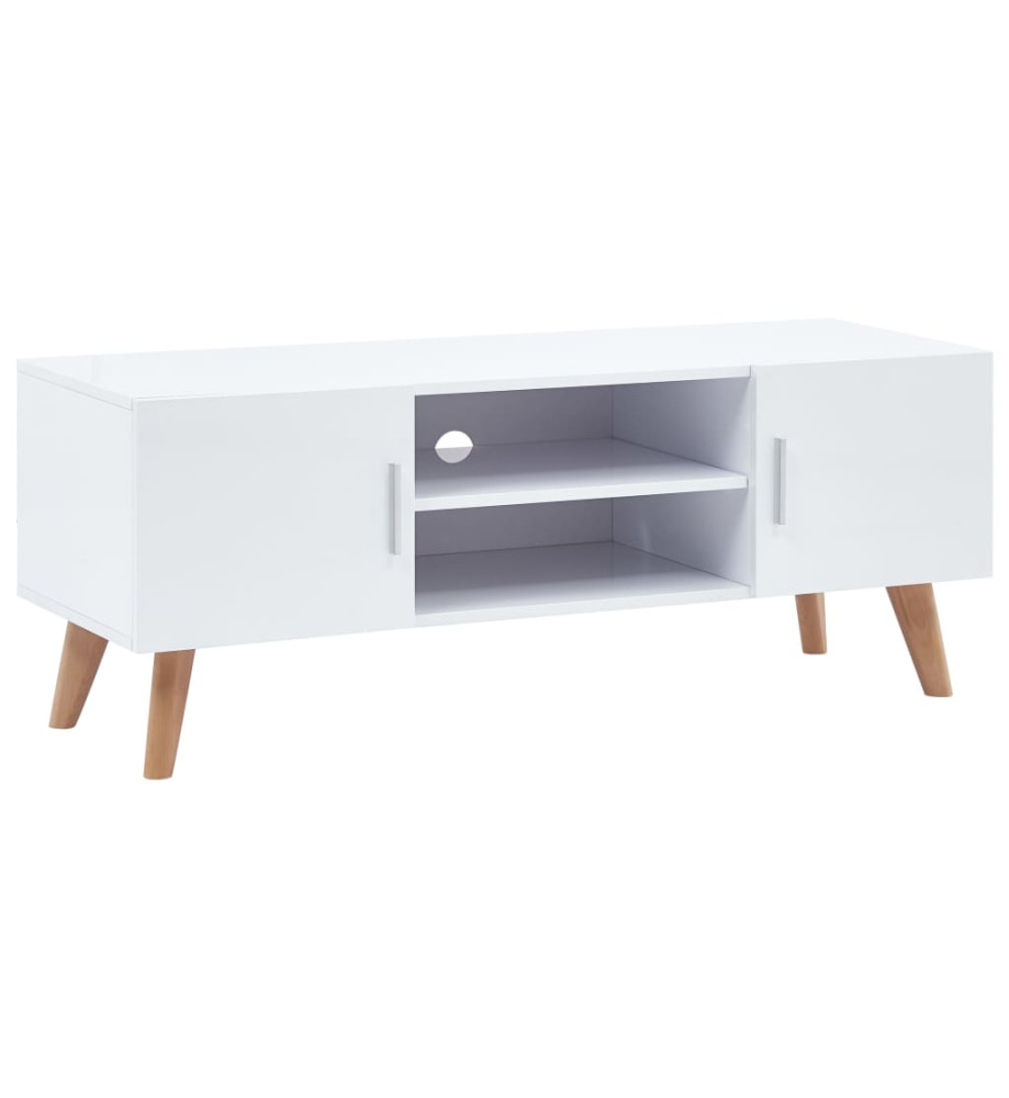 Meuble TV Blanc 120x40x46 cm MDF