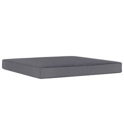 Salon de jardin 8 pcs avec coussins anthracite