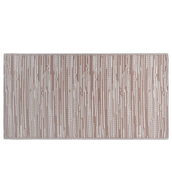 Tapis d'extérieur Marron 190x290 cm PP