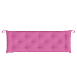 Coussin de banc de jardin rose 150x50x7 cm tissu oxford