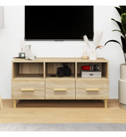 Meuble TV Chêne sonoma 102x36x50 cm Bois d'ingénierie