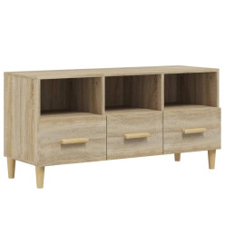 Meuble TV Chêne sonoma 102x36x50 cm Bois d'ingénierie