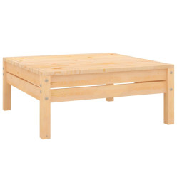 Repose-pied de jardin Bois de pin massif
