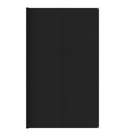 Tapis de tente 400x400 cm Noir PEHD