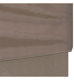 Tente de réception pliable avec parois Taupe 3x6 m