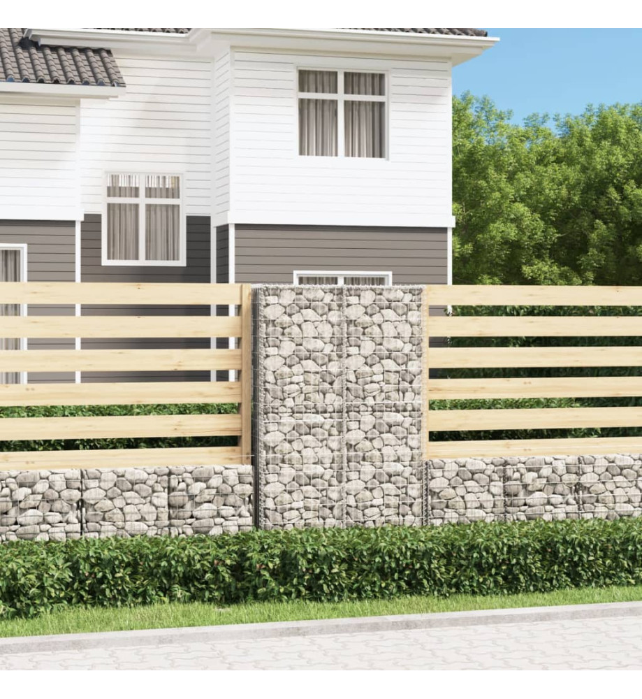 Panier de gabion avec couvercle Fil galvanisé 150 x 100 x 30 cm