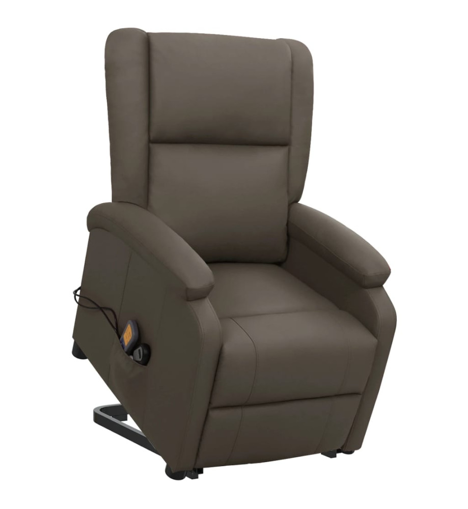 Fauteuil de massage Gris Similicuir