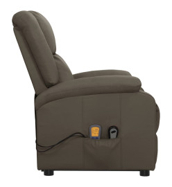 Fauteuil de massage Gris Similicuir