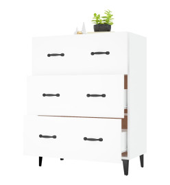 Buffet blanc 69,5x34x90 cm bois d'ingénierie