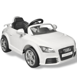 Voiture avec télécommande pour enfants Audi TT RS Blanc