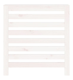 Cache-radiateur Blanc 79,5x19x84 cm Bois massif de pin