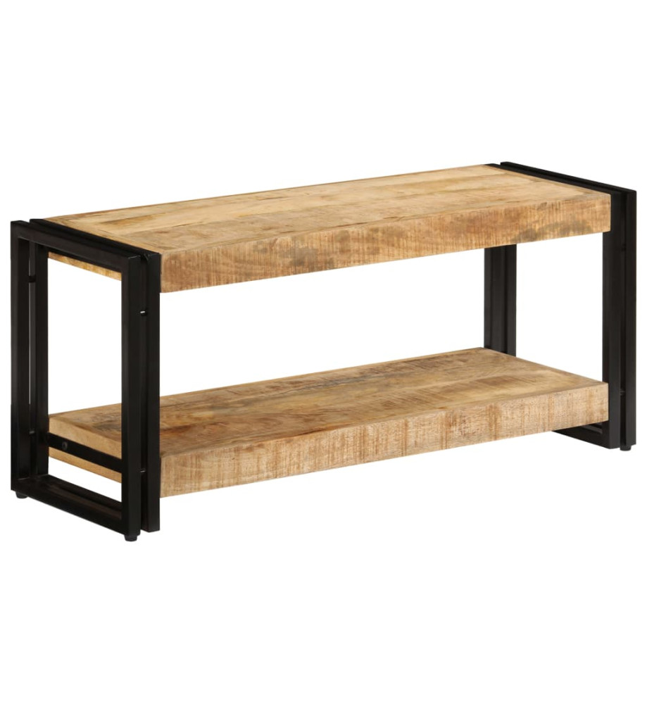 Meuble TV 90 x 30 x 40  cm Bois de manguier massif