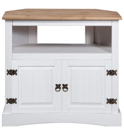 Table console Gamme Corona Pin mexicain Blanc 80x43x78 cm