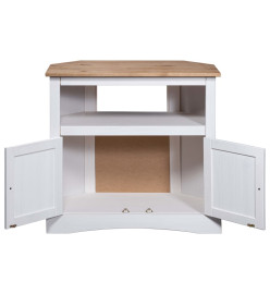 Table console Gamme Corona Pin mexicain Blanc 80x43x78 cm