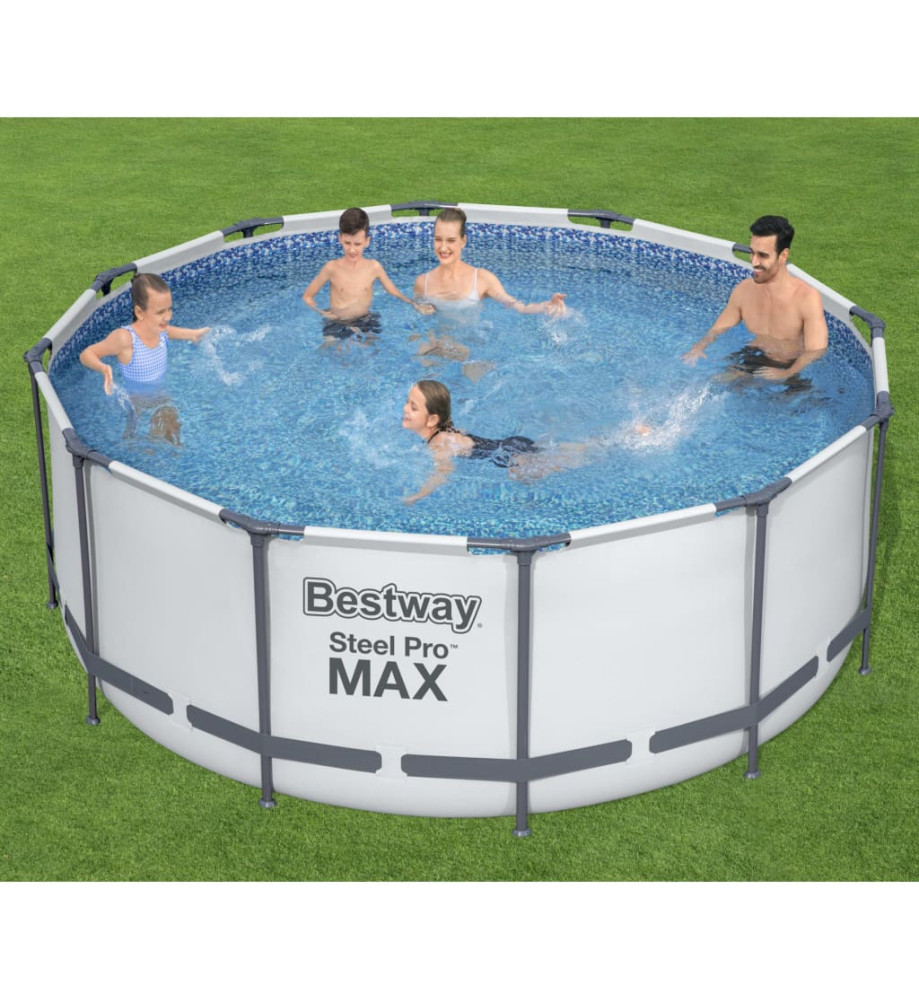 Bestway Ensemble de piscine Steel Pro MAX Rond 366x122 cm