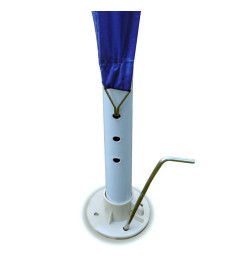 Tente de réception 3 x 9 m Bleu