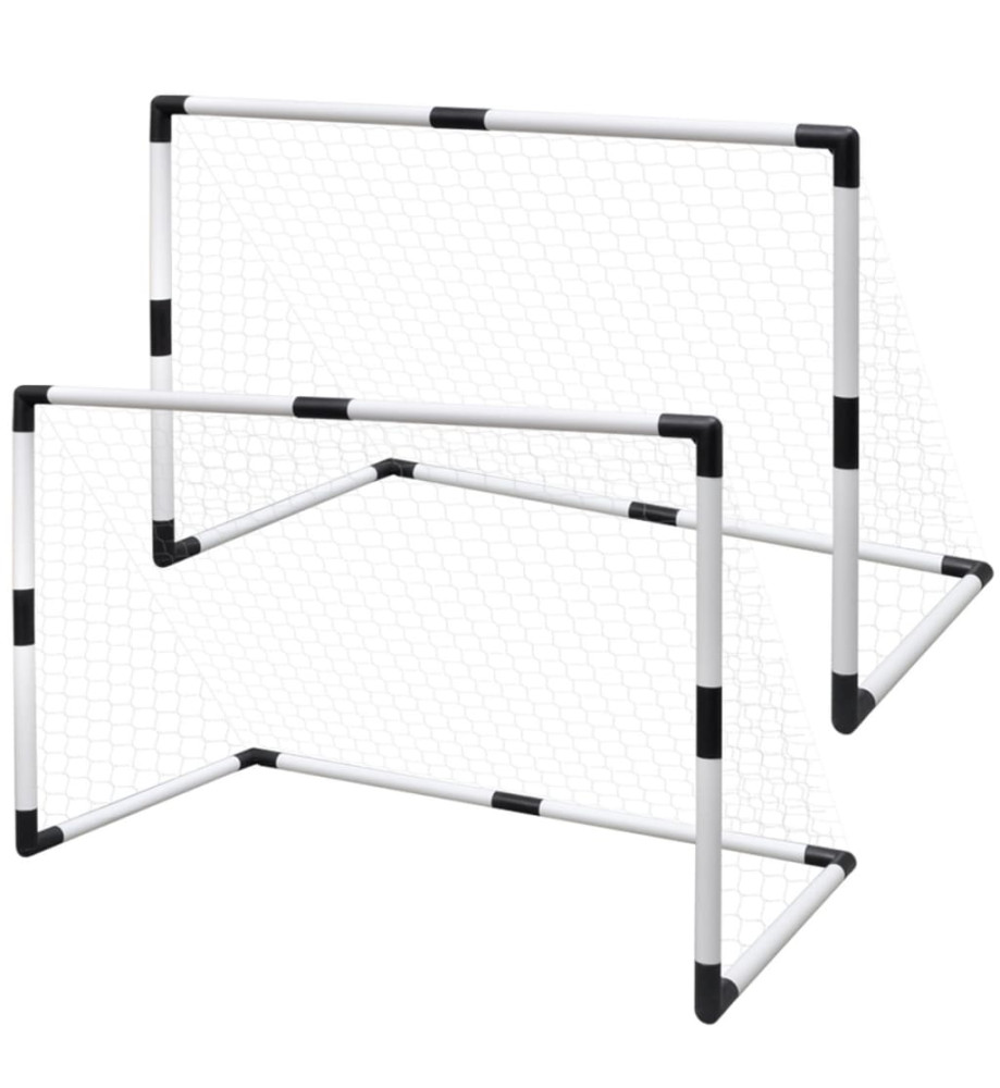 Set de but de football poteau et filet 91,5 x 48 x 61 cm