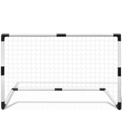 Set de but de football poteau et filet 91,5 x 48 x 61 cm