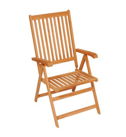 Chaises de jardin 2 pcs avec coussins gris Bois de teck massif
