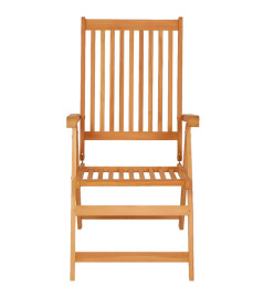 Chaises de jardin 2 pcs avec coussins gris Bois de teck massif