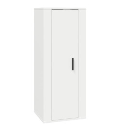 Ensemble de meubles TV 4 pcs Blanc Bois d'ingénierie