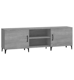 Meuble TV sonoma gris 150x30x50 cm bois d'ingénierie