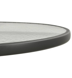 Table de bistro Anthracite Ø80x71 cm Acier