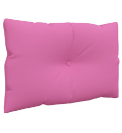 Coussins de palette 3 pcs rose tissu Oxford