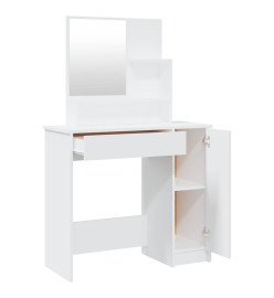 Ensemble de coiffeuse Blanc 86,5x35x136 cm