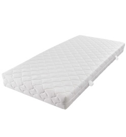 Matelas avec housse lavable 200 x 80 x 17 cm