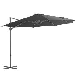 Parasol avec base portable Anthracite