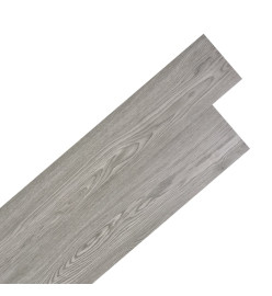 Planches de plancher PVC autoadhésif 2,51 m² 2 mm Gris foncé