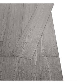 Planches de plancher PVC autoadhésif 2,51 m² 2 mm Gris foncé