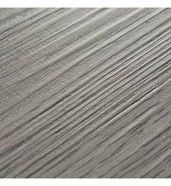 Planches de plancher PVC autoadhésif 2,51 m² 2 mm Gris foncé