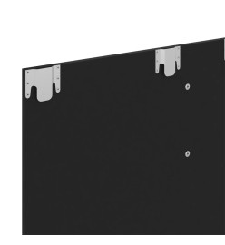 Meuble TV mural Noir 102x23,5x90 cm Aggloméré