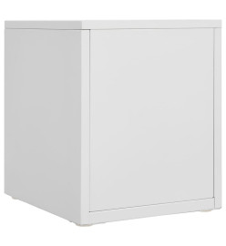 Armoire de bureau Gris 28x35x35 cm Métal