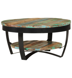 Table basse Bois massif de récupération 65 x 32 cm